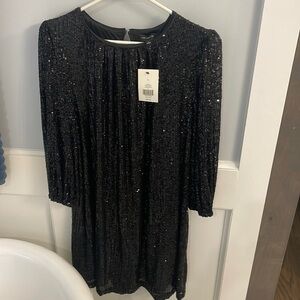 black sequin dress. Sz large